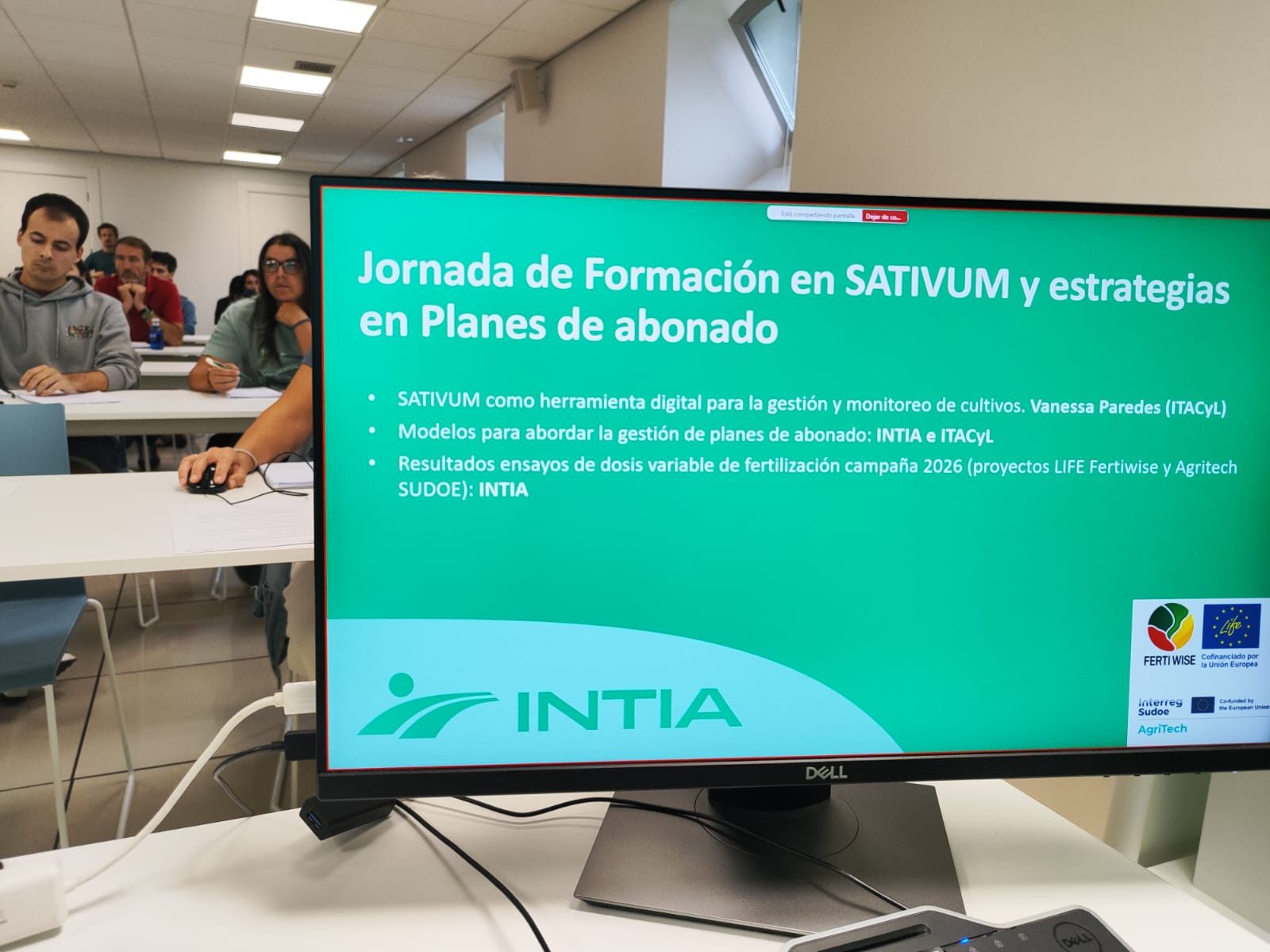 Programa de la Jornada de Formación en SATIVUM y estrategias en planes de abonado en INTIA